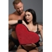 Bondage Love Pillow - Black/Red