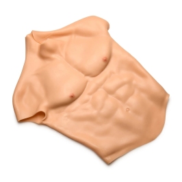 Ripped Silicone Male Chest by Ripped - Large Anatomical Muscle Shirt Ripped Silicone Male Chest by Ripped - Large Anatomical Muscle Shirt