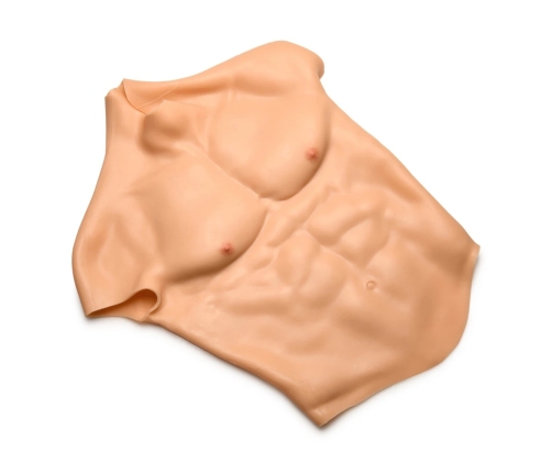 Ripped Silicone Male Chest by Ripped - Large Anatomical Muscle Shirt