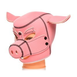 XR Brands Swine Neoprene Hood Pink - Adjustable Pig Mask, Large Size XR Brands Swine Neoprene Hood Pink - Adjustable Pig Mask, Large Size