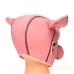 XR Brands Swine Neoprene Hood Pink - Adjustable Pig Mask, Large Size
