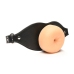 XR Brands Ass Face Gag with Realistic TPE Mouthpiece, Adjustable Strap