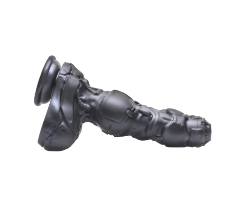 XR Brands Cyborg Silicone Motion Intimate Device Silver 22-24cm USB Remote