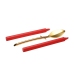 Drip Sensation Wax Candle Set with Zinc Alloy Spatula, Unscented, 8.2in