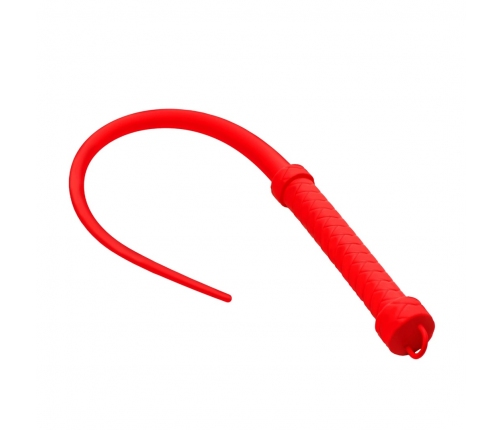 XR Brands Viper Tail Silicone Whip Red 24in Flexible Lightweight