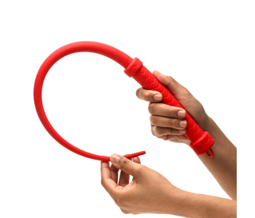 XR Brands Viper Tail Silicone Whip Red 24in Flexible Lightweight
