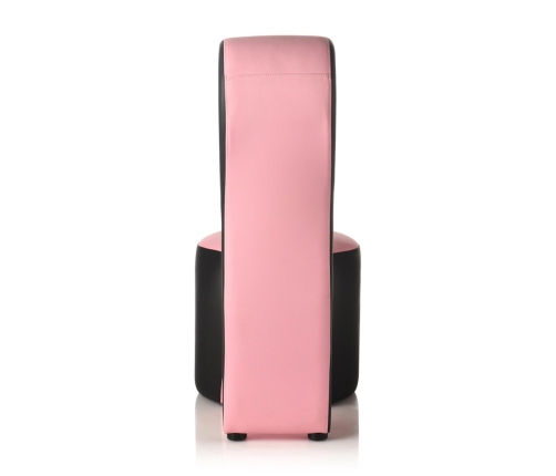 XR Brands Silla Stiletto rożowa - designerski fotel z eko-skory