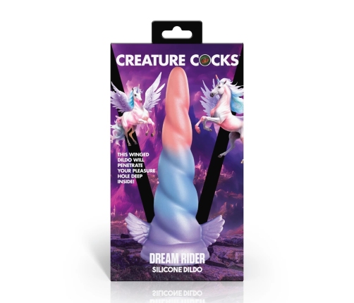 Blush Novelties Dream Rider Silicone Fantasy Toy Multicolor 7.7in