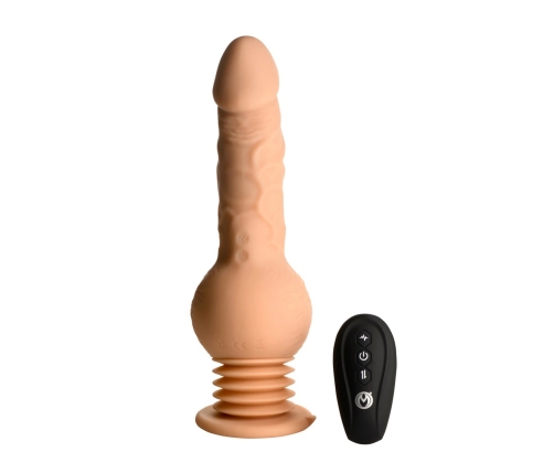 XR Brands Passion Pounder Remote Controlled Thrusting Machine 24cm Beige