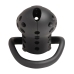 XR Brands Lock Down Black Chastity Cage Adjustable Fit System