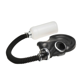 Dark Inhaler Black Gas Mask System with 1L Bottle & 20cm Hose Dark Inhaler Black Gas Mask System with 1L Bottle & 20cm Hose