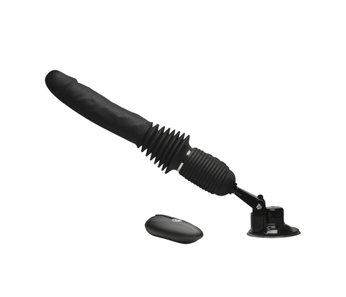 XR Brands Ultimate Power Pounder Black Thrusting & Vibrating Silicone Model