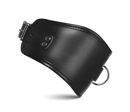 XR Brands Hard Stance Padded Lockable Posture Collar Black Adjustable