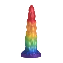 Magic Rider Silicone Fantasy Model Rainbow Unicorn Horn 17cm by XR Brands