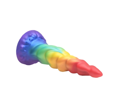 Magic Rider Silicone Fantasy Model Rainbow Unicorn Horn 17cm by XR Brands