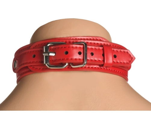 Vixen Chest Harness Vegan Leather Red Adjustable Women’s Model