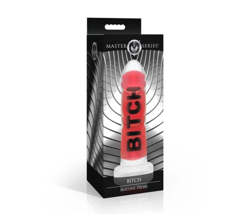 XR Brands Premium Silicone Intimate Machine Red 7.3'' Ribbed Suction Cup