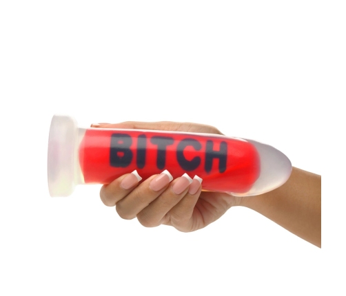 XR Brands Premium Silicone Intimate Machine Red 7.3'' Ribbed Suction Cup