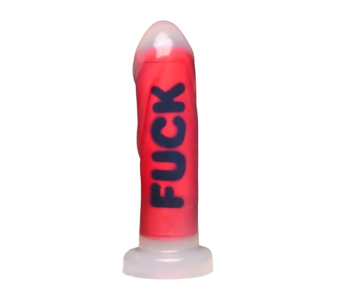 NS Novelties Silicone Intimate Machine Red 7.3" Ribbed Suction Base