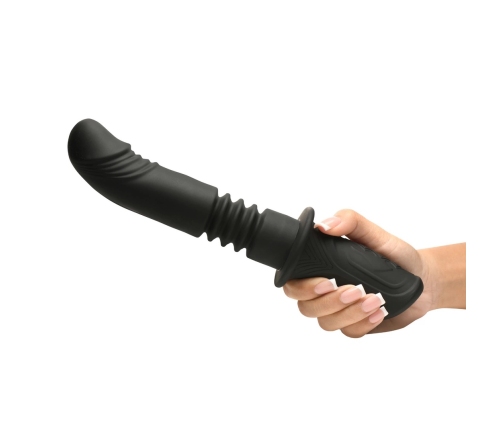 Power Thrust Silicone Motion System Black - 3-Speed Rechargeable Intimate Device