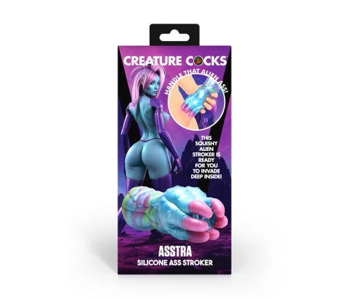 XR Brands Asstra Silicone Intimate Trainer Blue/Purple 7in