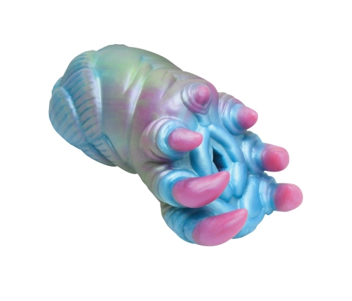 Ursa Silicone Intimate Machine Blue/Purple - Textured Tunnel 16cm