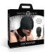 XR Brands Cocksucker Hood with Open Mouth Black - Adjustable Fit
