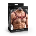 Sport Fucker Bulldog Harness Red - Adjustable Vegan Leather Chest Gear