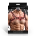 Sport Fucker Bulldog Harness Red - Adjustable Vegan Leather Chest Gear