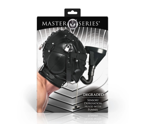 XR Brands Degraded Sensory Deprivation Hood Black Adjustable System