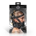 Master Series Leather Head Gear with Adjustable Muzzle - Black, Universal Fit