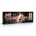 XR Brands Trapped Bondage Restraint System Black Adjustable 24"