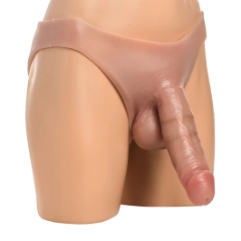 XR Brands Stealth Silicone Harness System 20 cm Hollow, Black, Adjustable XR Brands Stealth Silicone Harness System 20 cm Hollow, Black, Adjustable