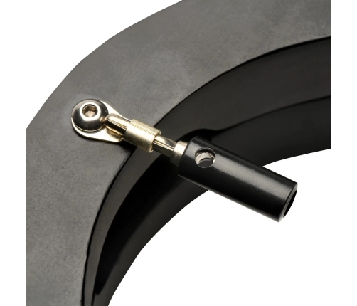 Exposed E-Stim Wooden Humbler Black - Electric Restraint System, 15.2”