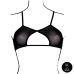 Obsessive Keyhole Mesh Bra Plus Size Black Double Back Adjustable XL-4XL