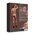 Shots Strappy Open Cup Body Harness with Garters Black One Size