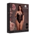 Obsessive Bodysuit 861-TED-1 Plus Size Lace Black Adjustable Fit