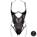 Obsessive Bodysuit Luiza Open Cup Lace, Adjustable, One Size, Black