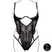 Obsessive Bodysuit Model 8714273043801 Plus Size Lace Open Cup Black