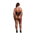 Obsessive Bodysuit Model 8714273043801 Plus Size Lace Open Cup Black