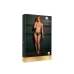Léna - Brief with Open Crotch and Buttocks, Adjustable Sliders and Golden Details - One Size