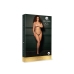 Ella - Elastic Mesh Thong with Sliders and Golden Details - Plus Size