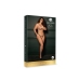 Aimé - Brief with Open Crotch and Buttock, Adjustable Slider and Golden Details - Plus Size