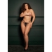 Faye - Lace Thong with Adjustable Sliders and Golden Details - Plus Size