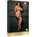 Celeste - Elastic Lace Garter with Sliders and Golden Details - Plus Size
