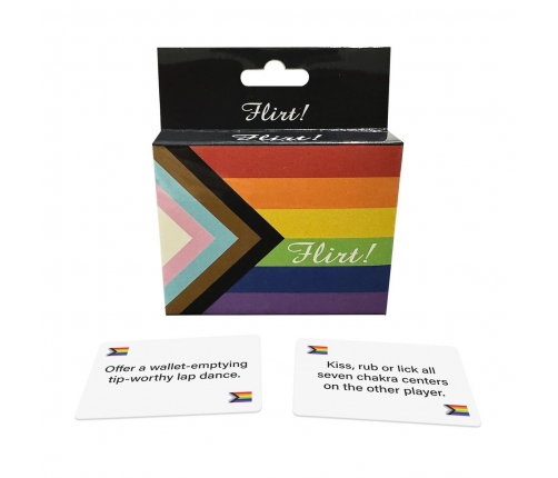 Kheper Games Flirt! Card Game - 107 Action Cards, Party Edition