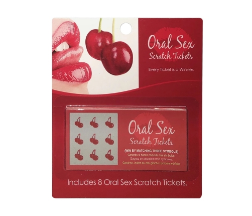 Oral Sex Scratch Tickets