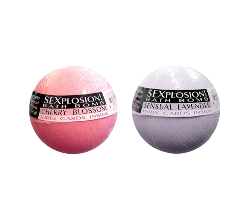 Sexplosion! Bath Bombs (6 bombs in 3 scents, no display)
