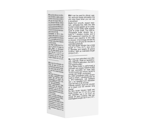 Be Good Tonight by Shots - 10 function bullet vibrator