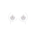 Open-Cup Strappy Teddy and Dazzling Nipple Bling Sticker - One Size